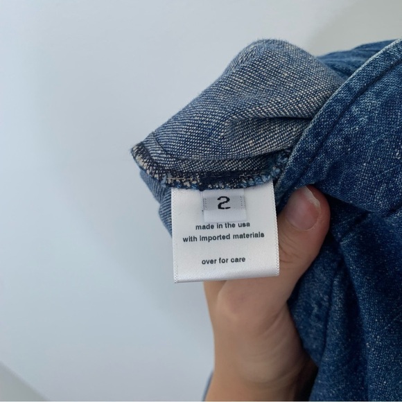 Rachel Comey glitch Klein long sleeve denim jumpsuit 2 - Picture 10 of 12